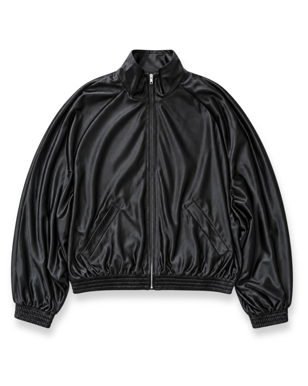 Marie Adam-Leenaerdt Oversized Track Jacket in Black
